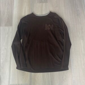 Tommy Hilfiger Brown Crewneck Sweater Classic Design